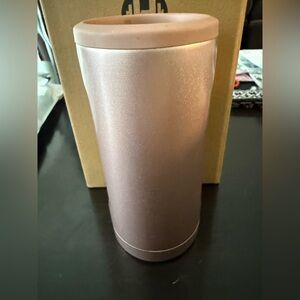 Brumate rose gold slim can cooler